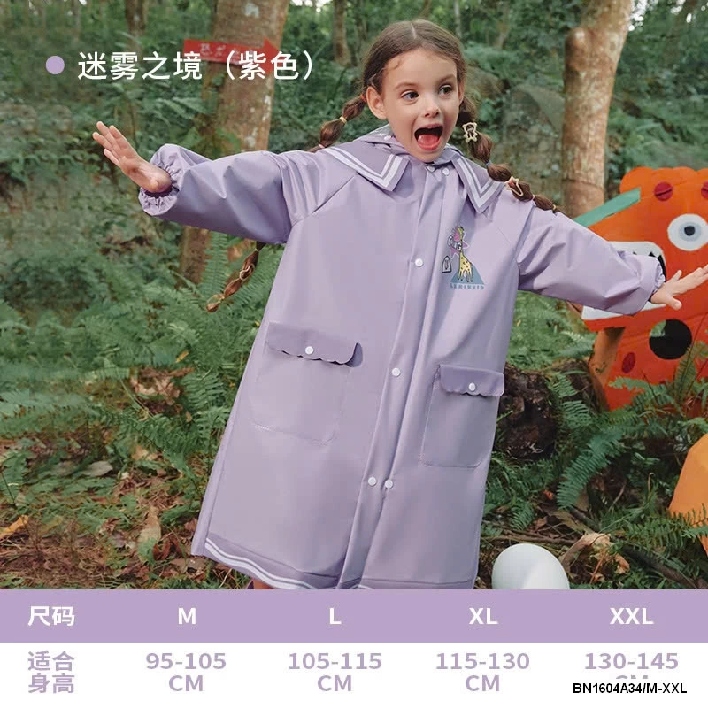 ÁO MƯA TRÙM BALO ĐI HỌC CHO BÉ