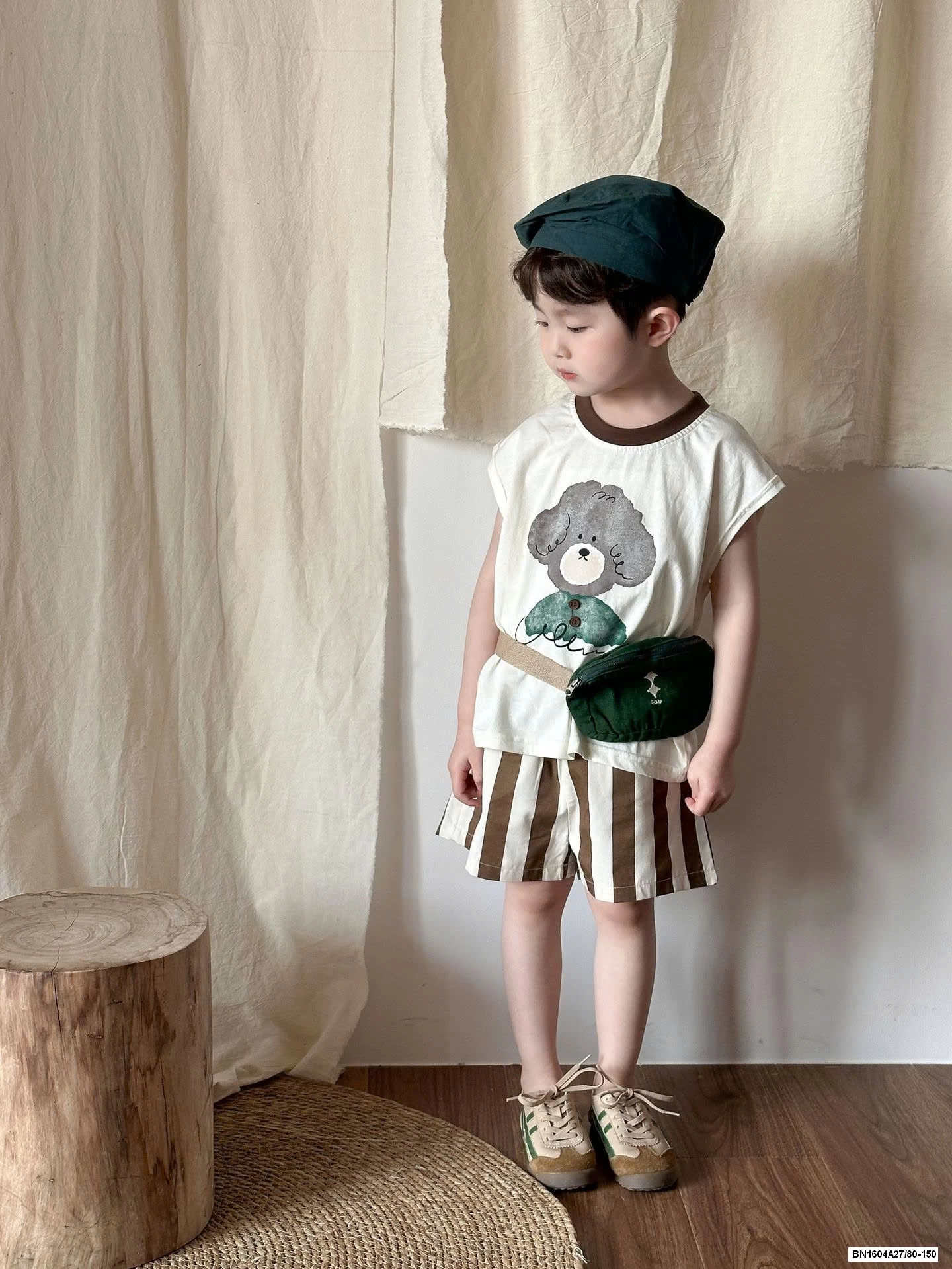 SÉT BỘ CÚN QUẦN SỌC