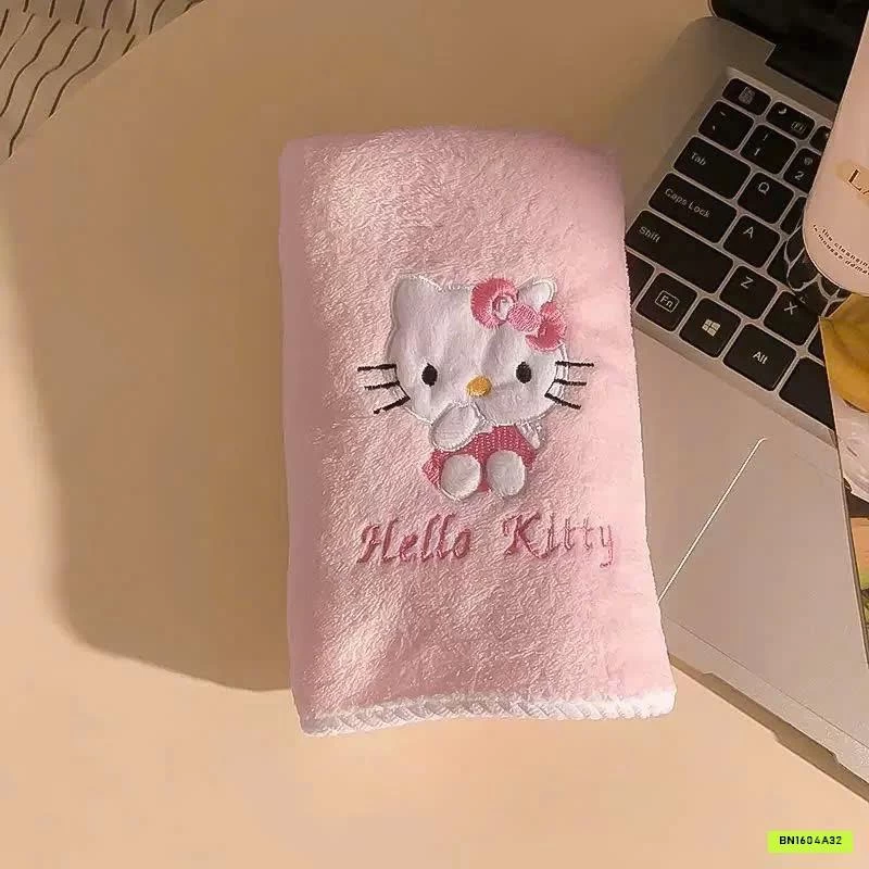 SÉT 2 KHĂN KITTY HỒNG