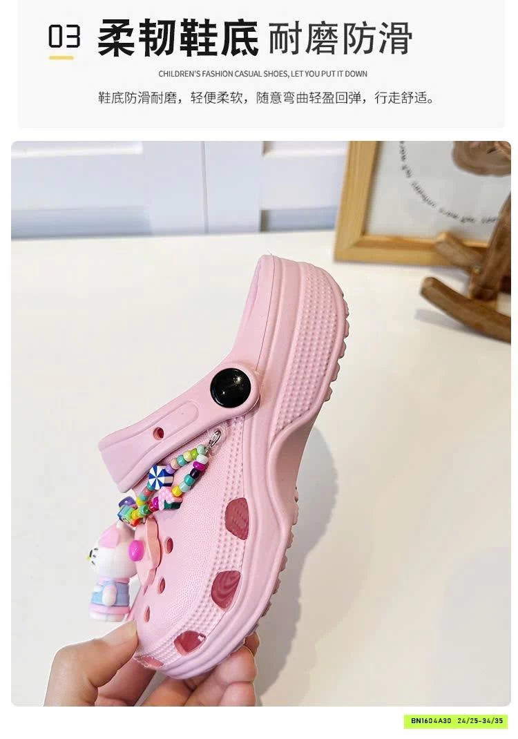 DÉP SỤC CROCS CHO KITTY