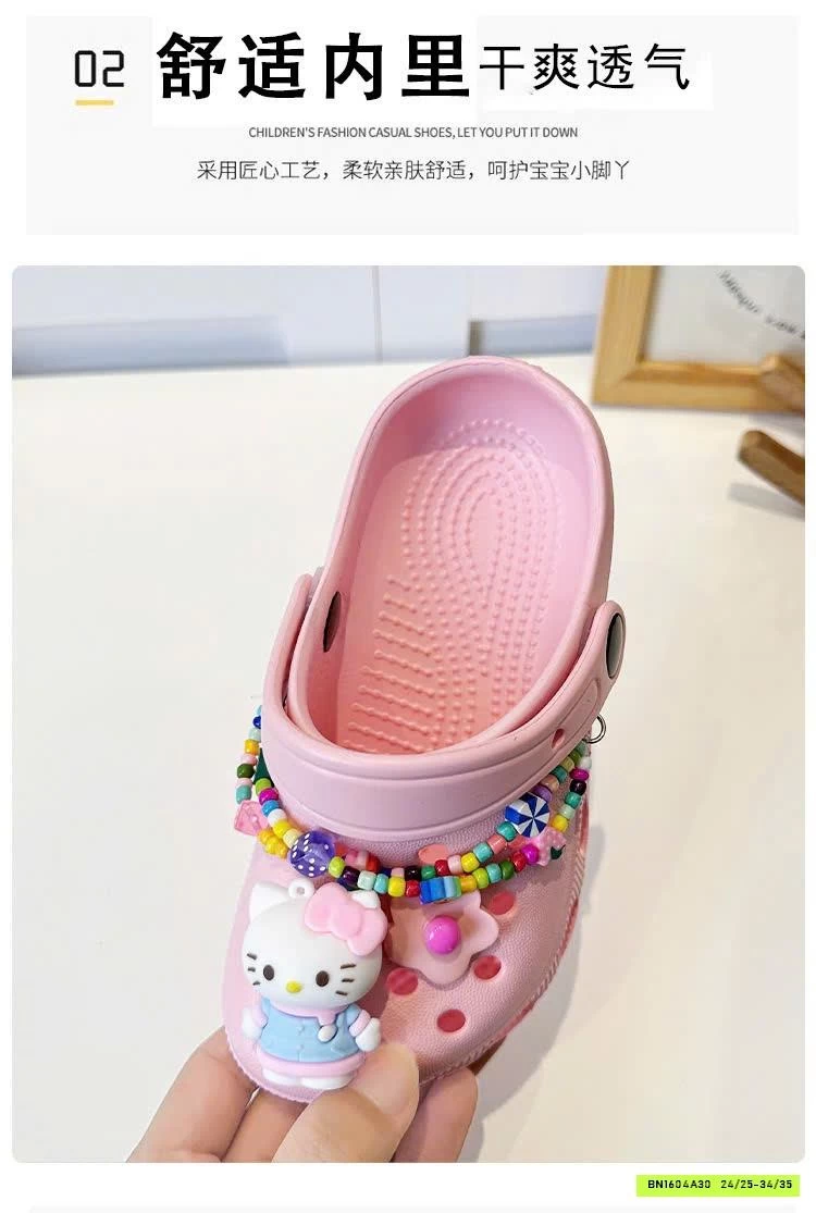 DÉP SỤC CROCS CHO KITTY