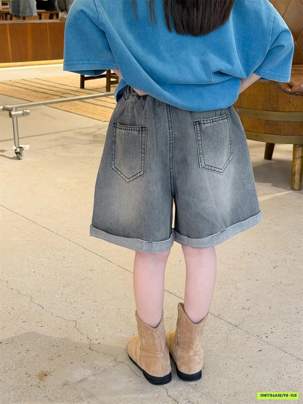 SHORT JEANS TÚI NGƯỢC CÁ TÍNH XDJ