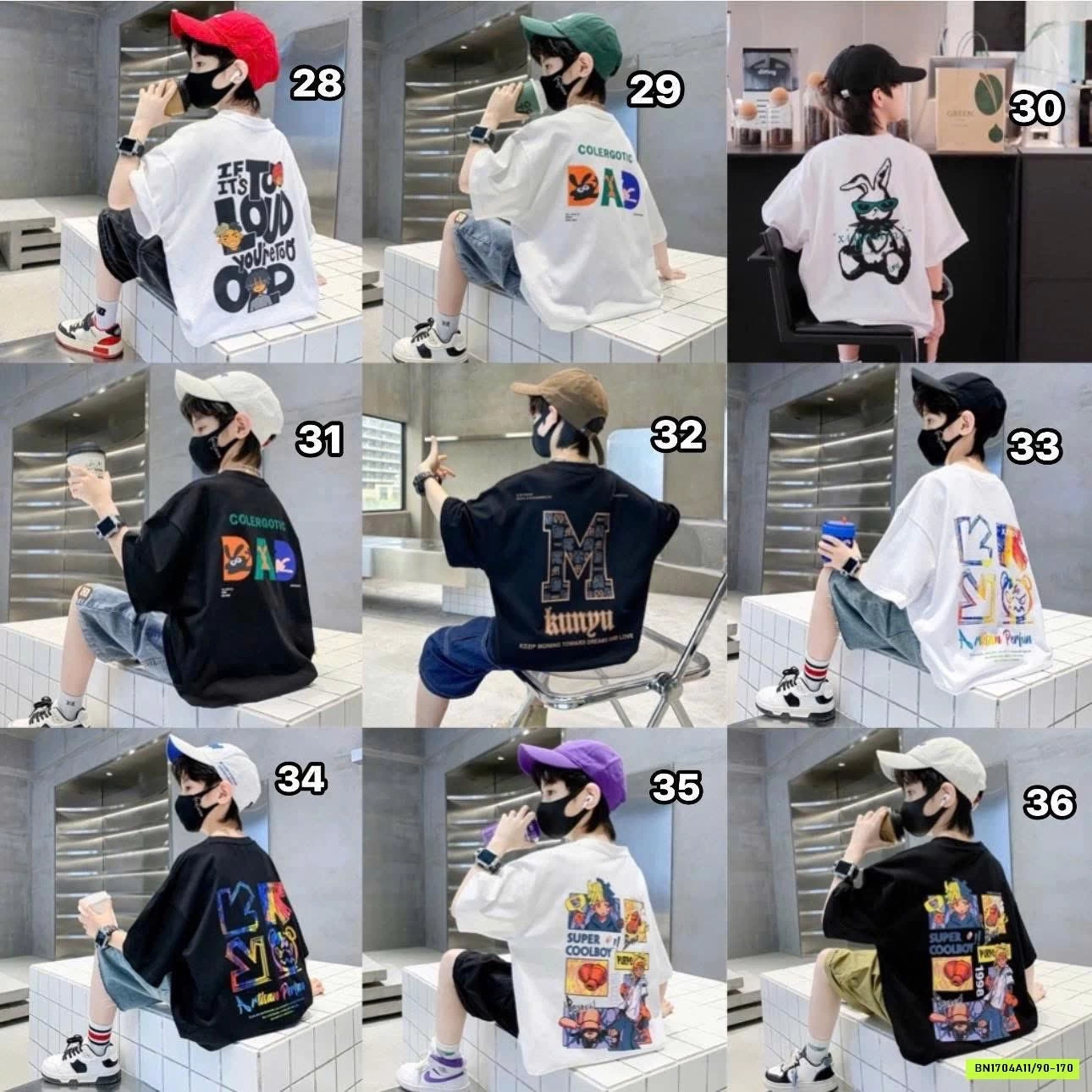 BST ÁO PHÔNG BÉ TRAI