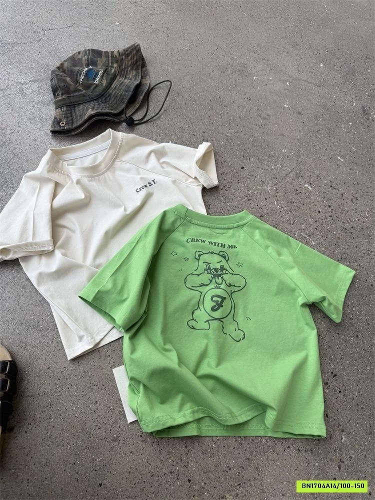 ÁO THUN IN GẤU XUẤT HÀN