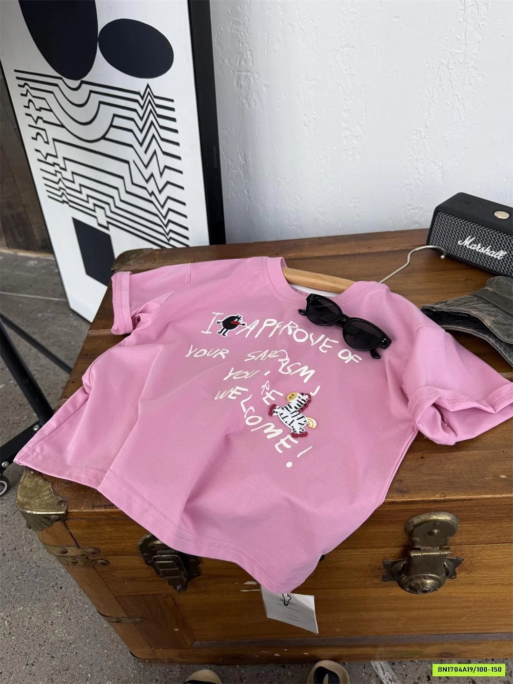 THUN HỒNG IN CHỮ