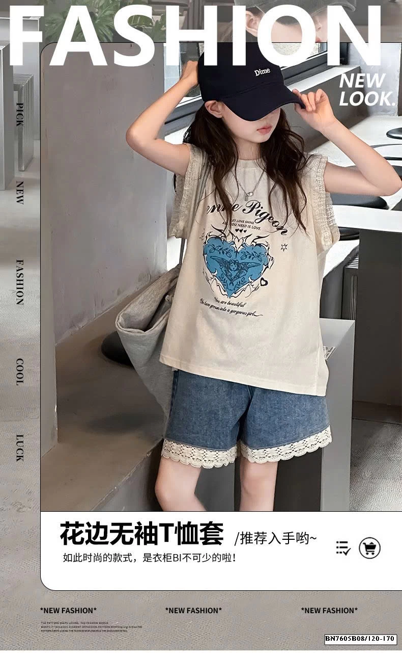 SET ÁO SÁT NÁCH KÈM QUẦN VIỀN REN