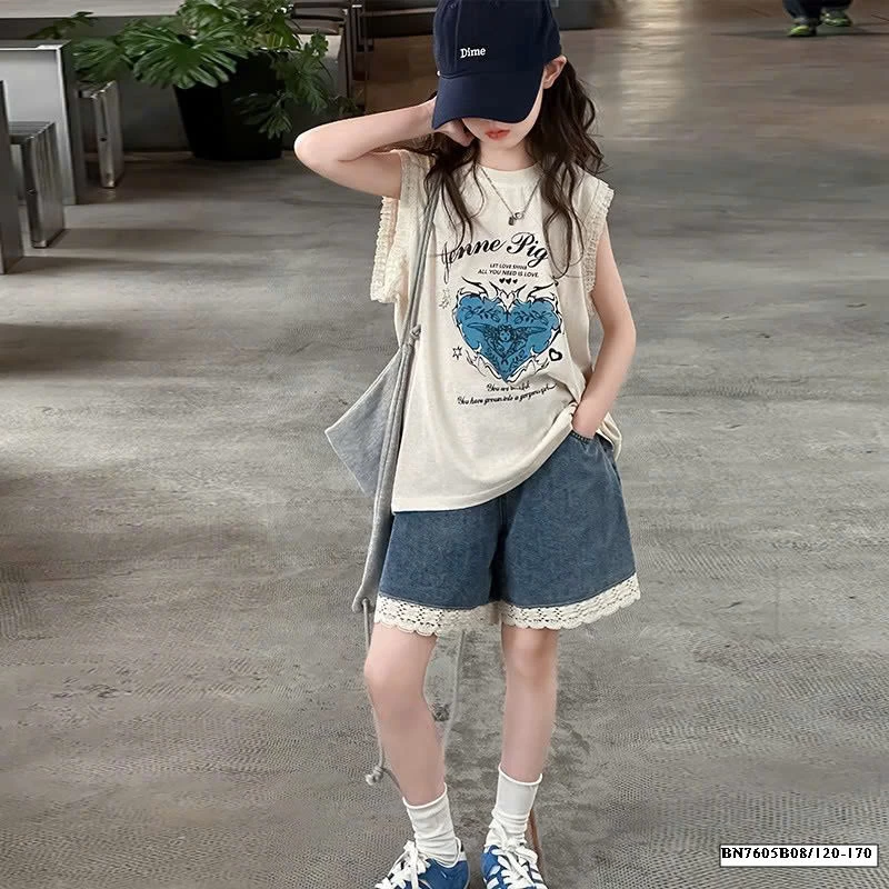 SET ÁO SÁT NÁCH KÈM QUẦN VIỀN REN