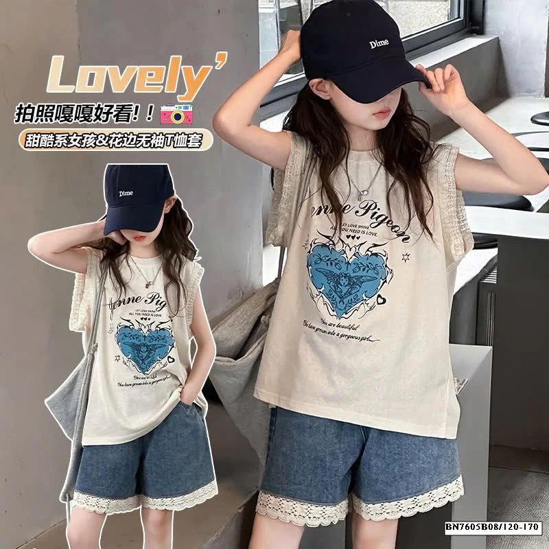 SET ÁO SÁT NÁCH KÈM QUẦN VIỀN REN