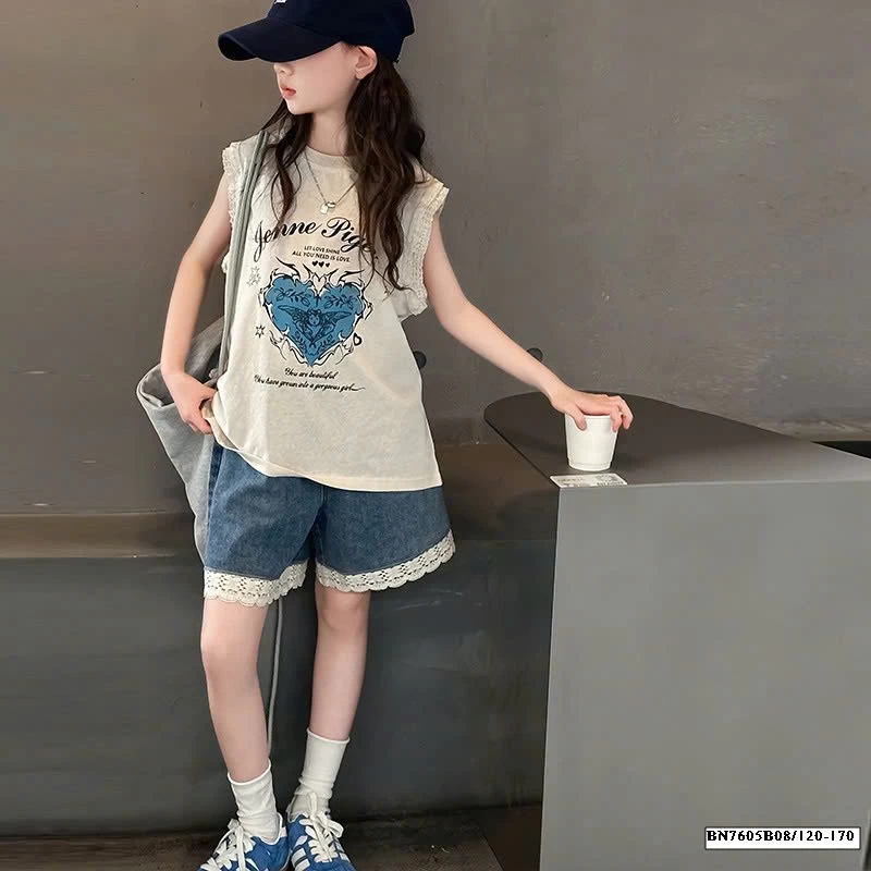 SET ÁO SÁT NÁCH KÈM QUẦN VIỀN REN