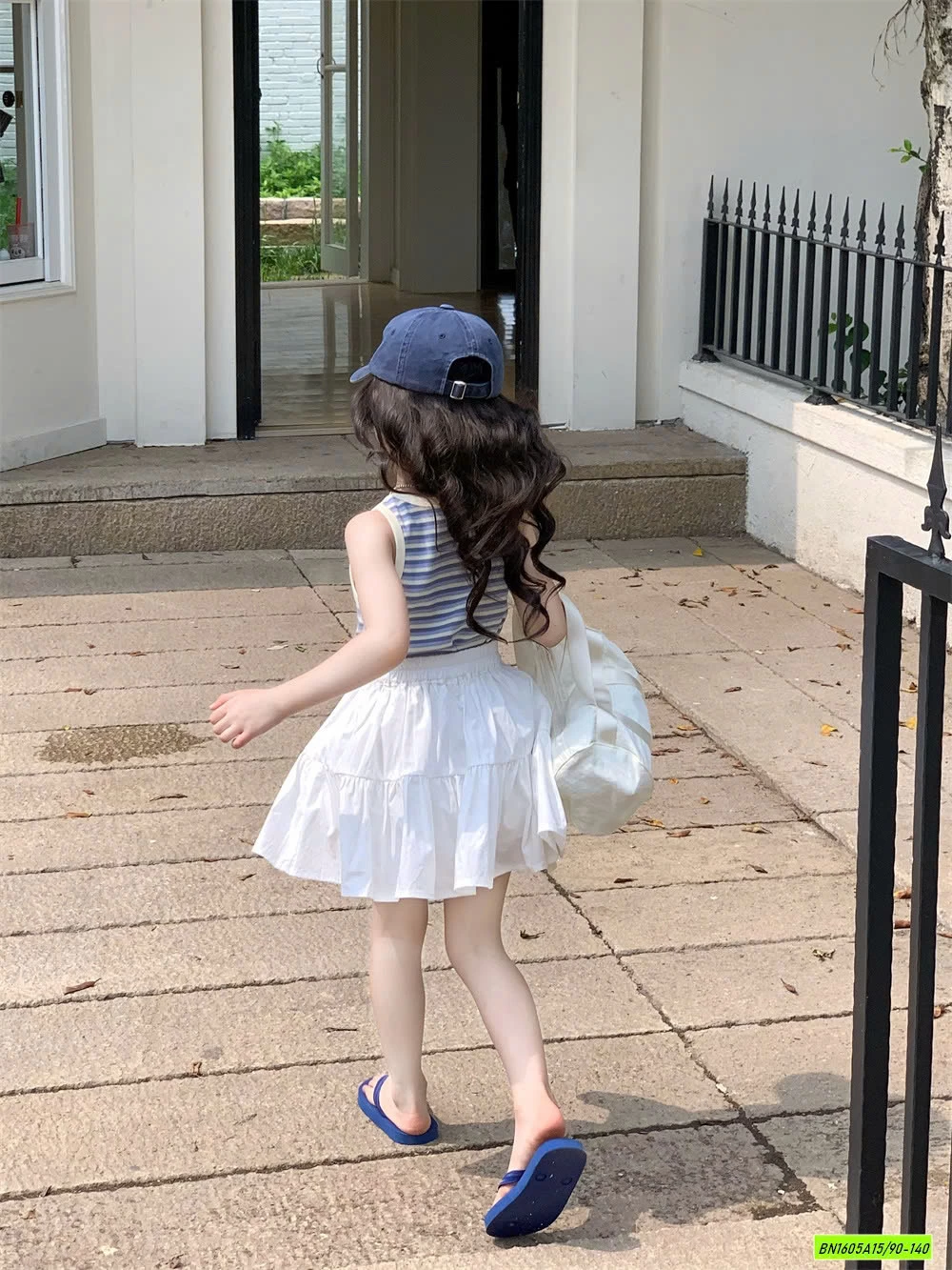 ÁO SÁT NÁCH KẺ MIX CV TRẮNG