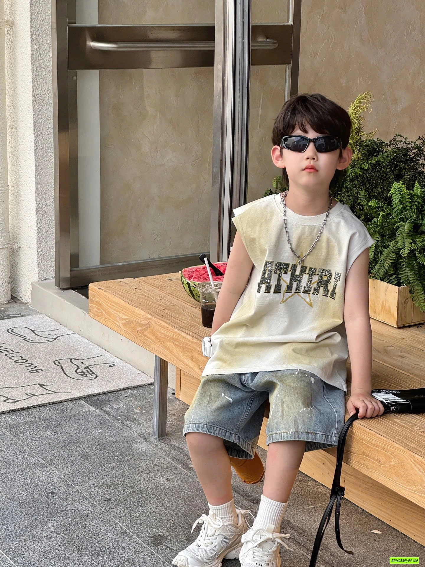 TANKTOP LOANG MIX SHORT VẢY SƠN