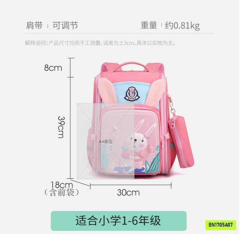 COMBO BALO THỎ HỒNG BÉ GÁI