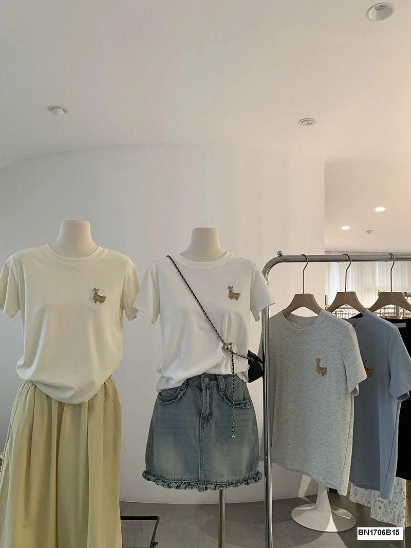 ÁO THUN LOGO CON CỪU