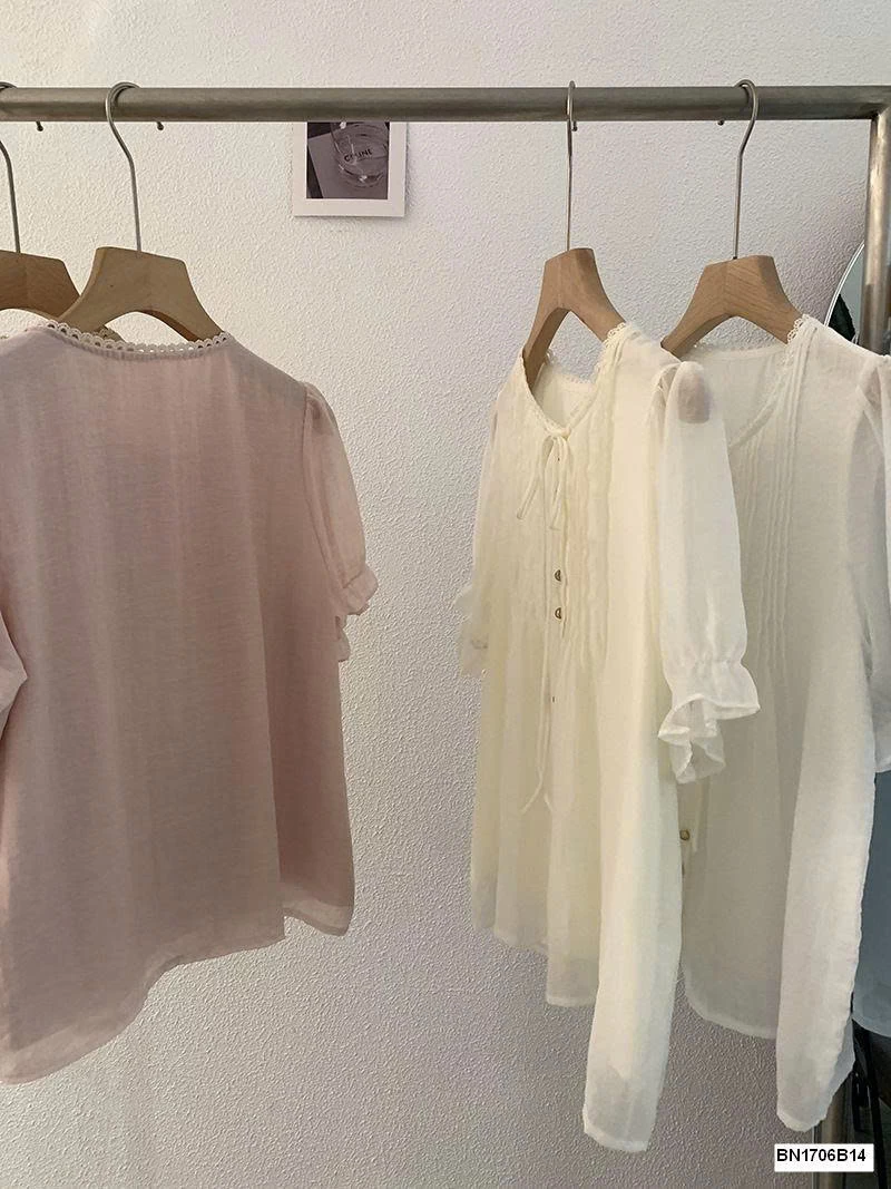 SƠ MI TAY BỒNG NỮ