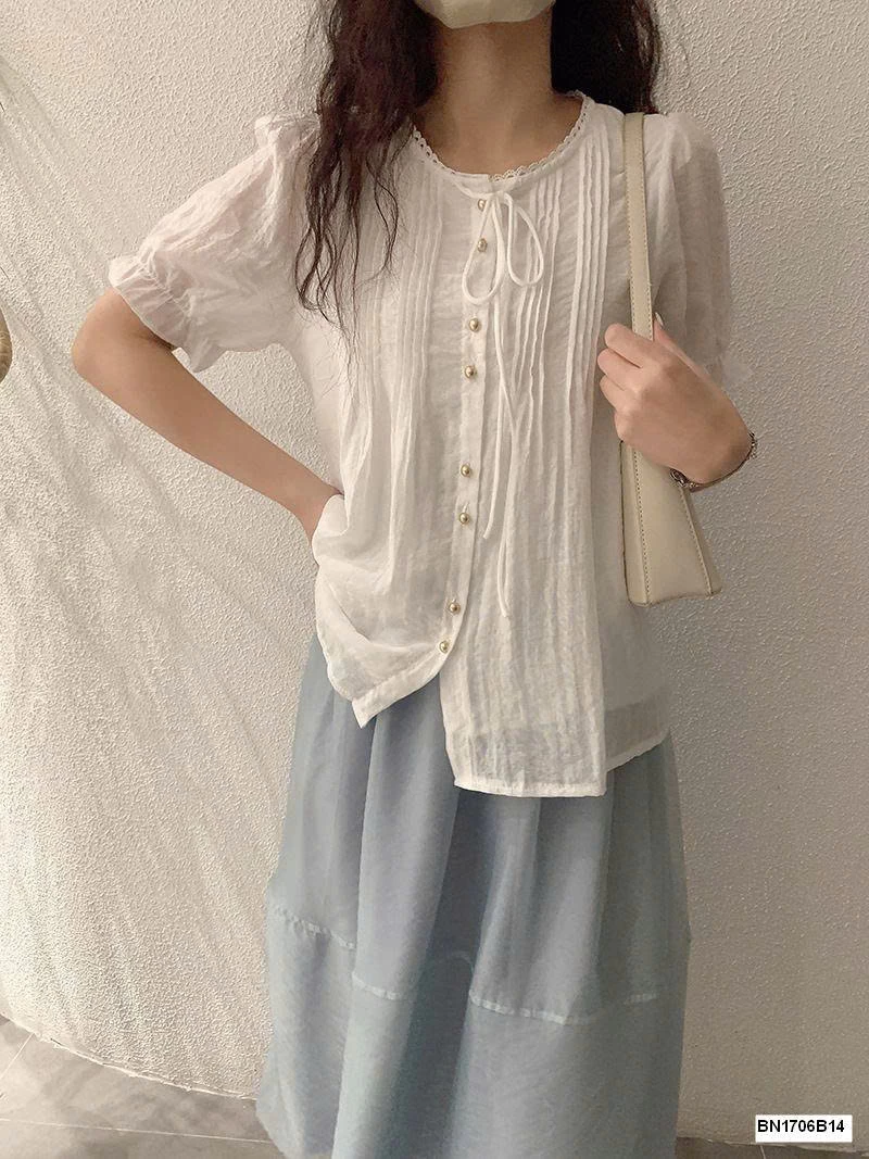 SƠ MI TAY BỒNG NỮ