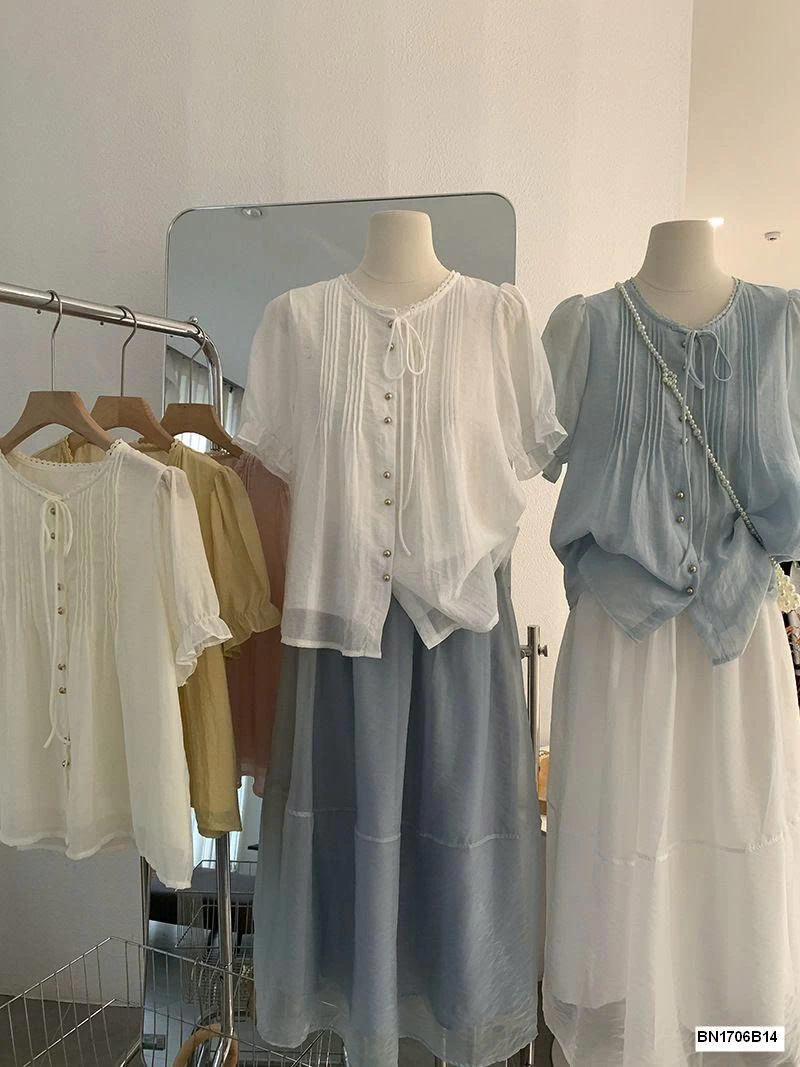 SƠ MI TAY BỒNG NỮ