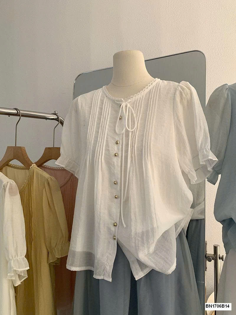 SƠ MI TAY BỒNG NỮ