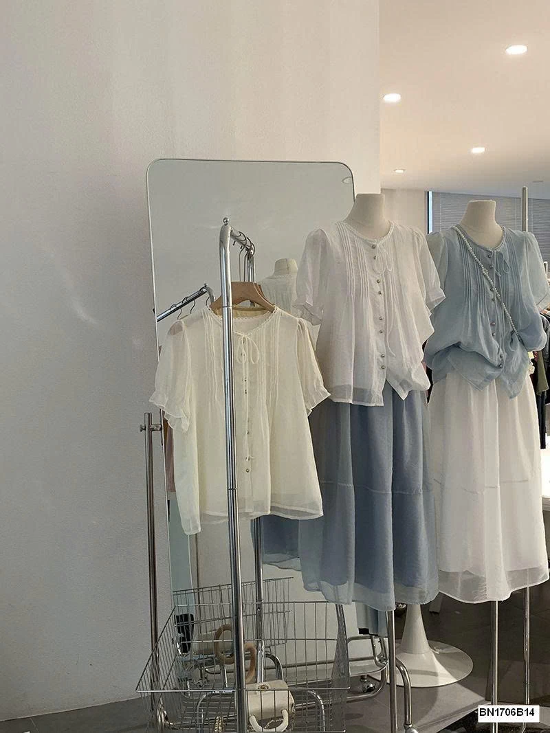 SƠ MI TAY BỒNG NỮ