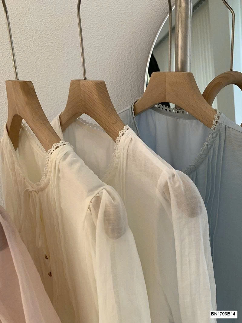 SƠ MI TAY BỒNG NỮ