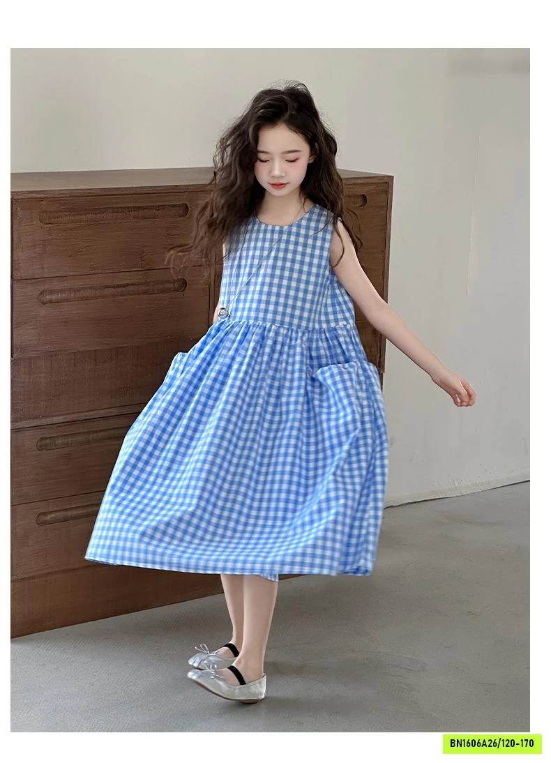 ĐẦM THÔ XÒE CARO XANH SZ ĐẠI