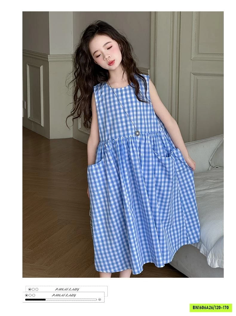 ĐẦM THÔ XÒE CARO XANH SZ ĐẠI