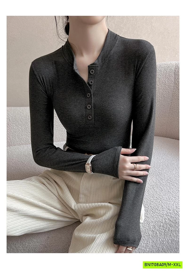 ÁO THUN BOZIP CỔ TRỤ CÚC NGỰC