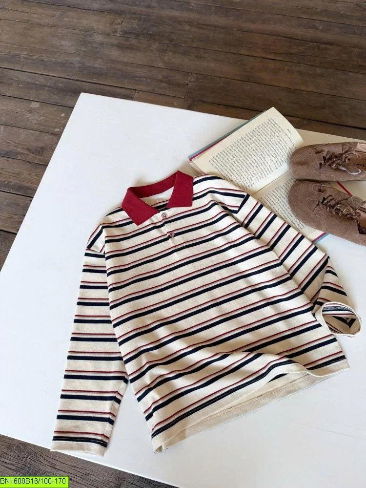 ÁO POLO KẺ AMBB MẪU MỚI 26E155