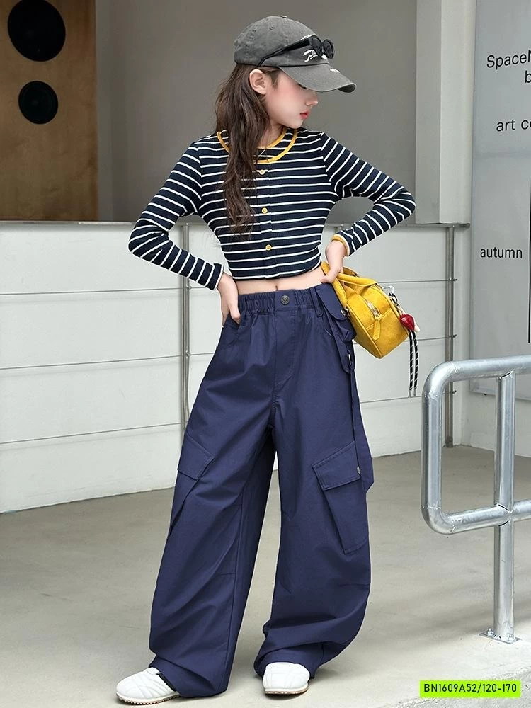 CROPTOP KẺ MIX JOGGER GIÓ