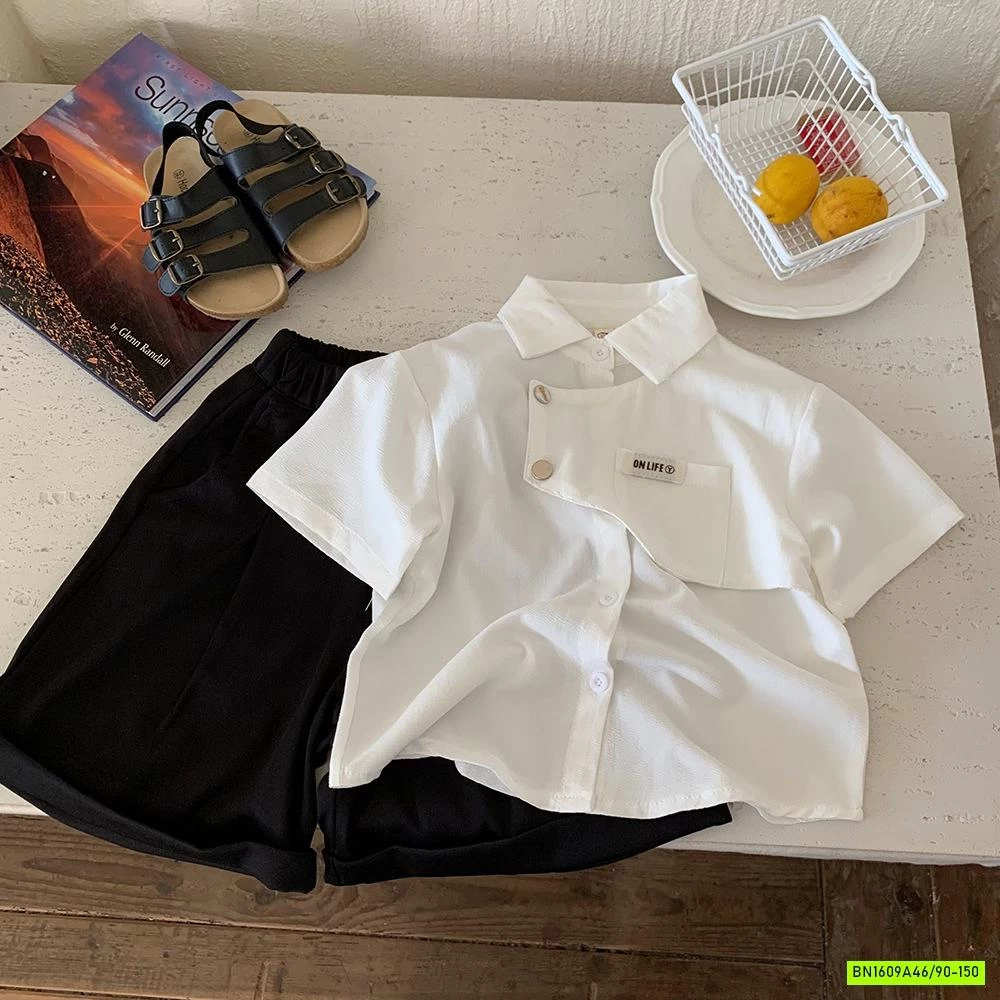 SET SƠ MI ĐŨI+SHORT ÂU