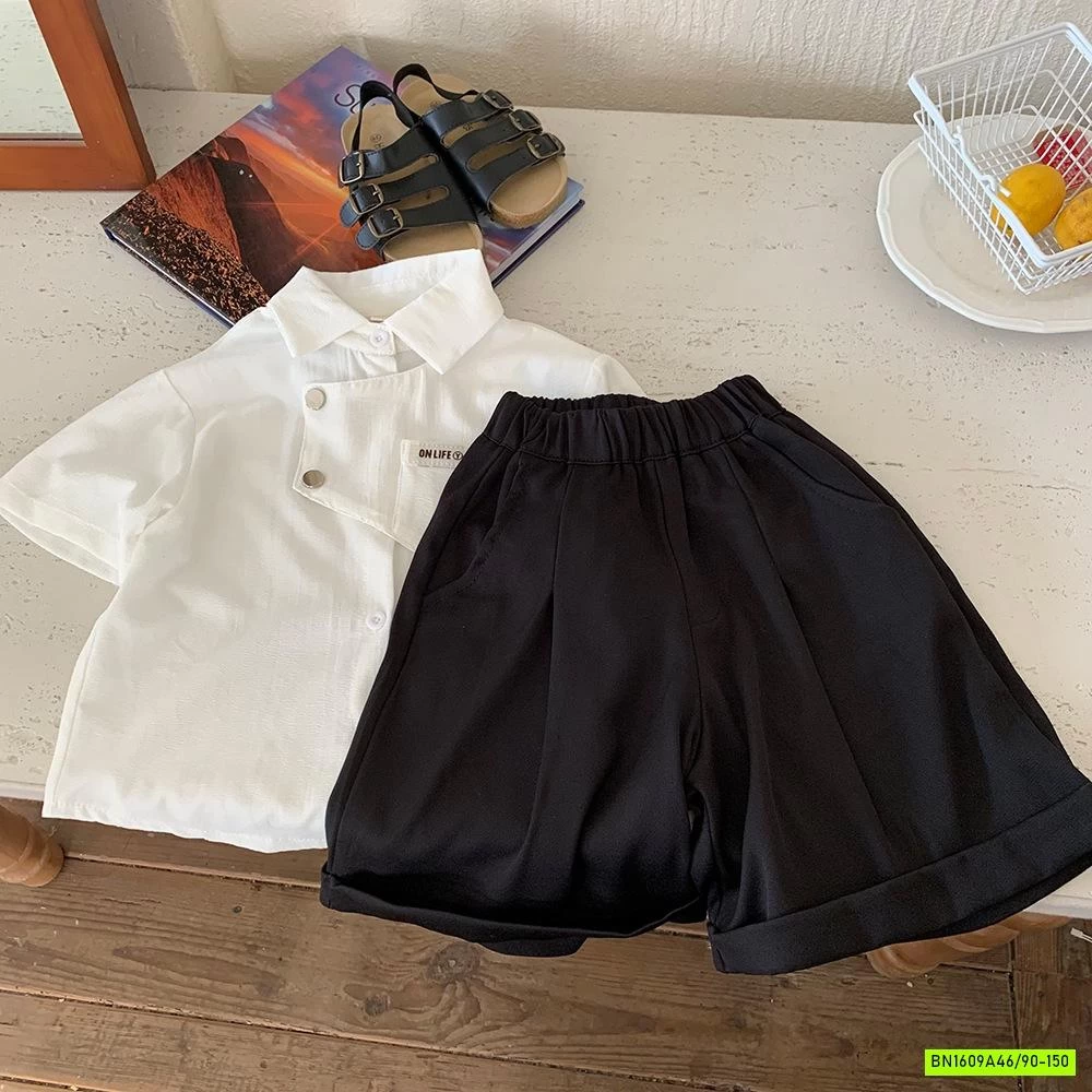 SET SƠ MI ĐŨI+SHORT ÂU