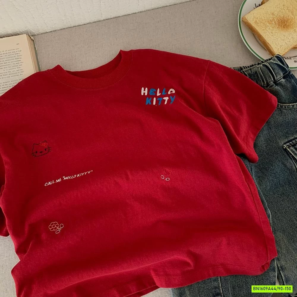 ÁO THUN TRƠN THÊU CHỮ