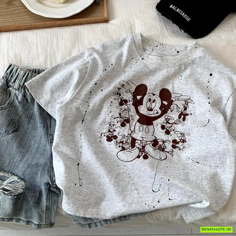 ÁO THUN MICKEY VẢY SƠN