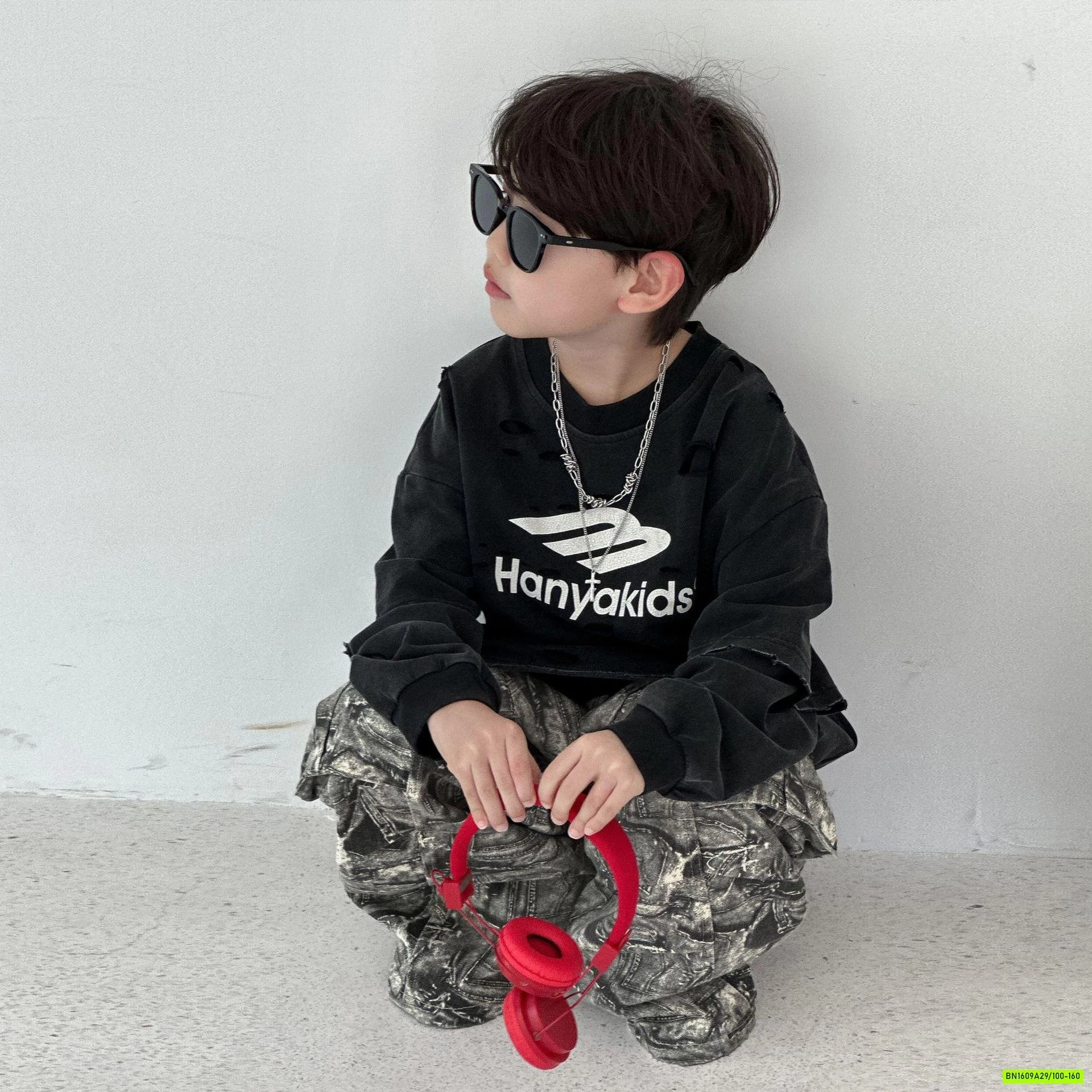 ÁO THUN ĐEN BẠC MÀU GIẢ 2 LỚP