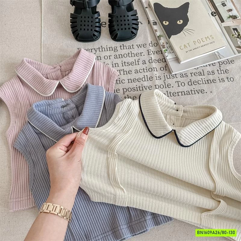 ÁO GÂN SÁT NÁCH CỔ SEN ADBABY