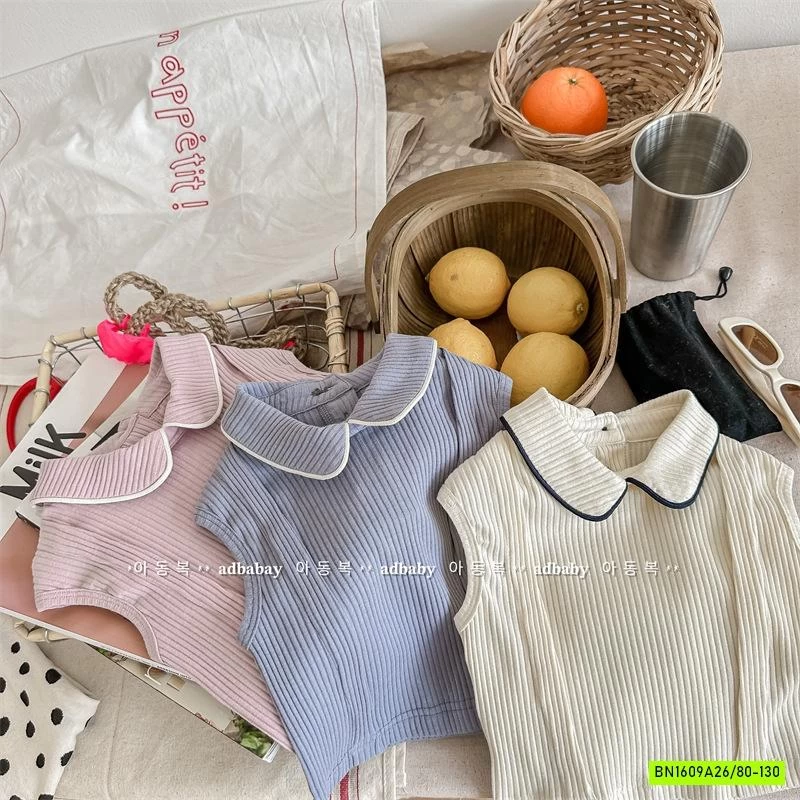 ÁO GÂN SÁT NÁCH CỔ SEN ADBABY