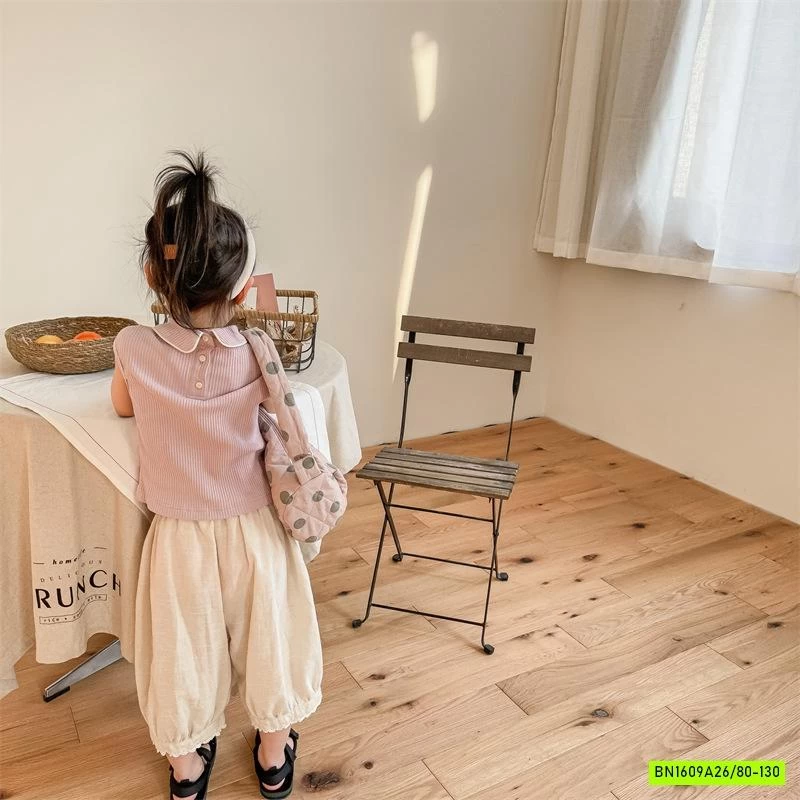 ÁO GÂN SÁT NÁCH CỔ SEN ADBABY