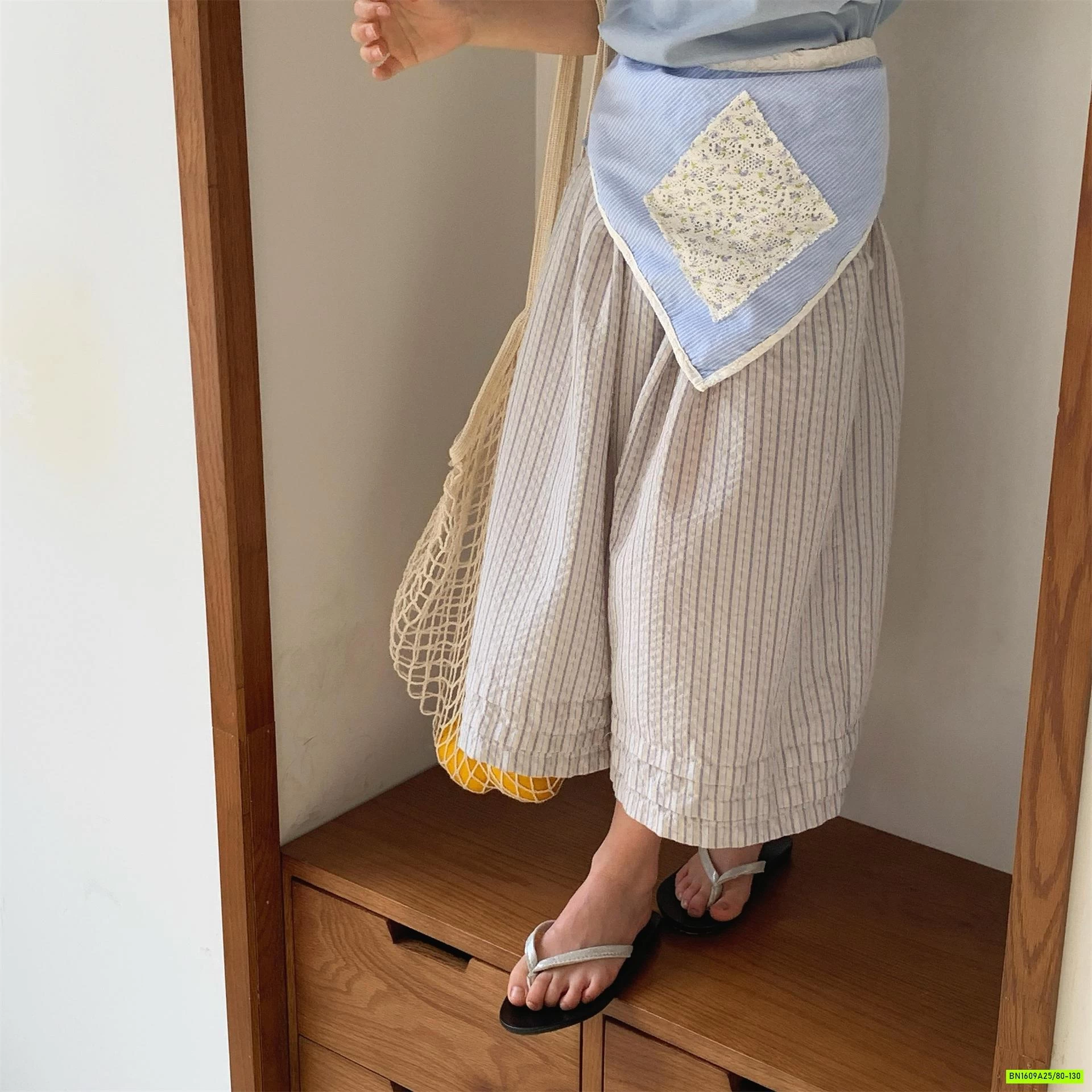 QUẦN ĐŨI ỐNG RỘNG SỌC ADBABY