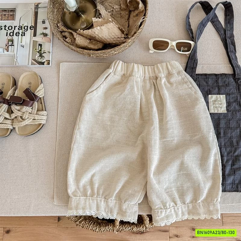 QUẦN BOOM ĐŨI LỠ VIỀN REN ADBABY