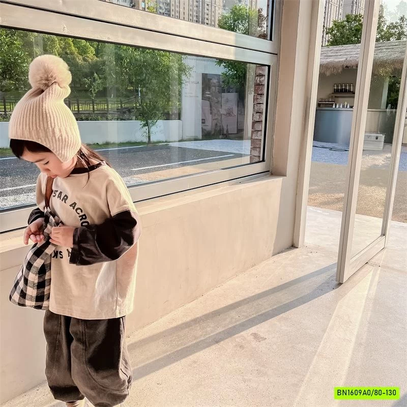 ÁO THUN PHỐI MÀU TAY ADBABY