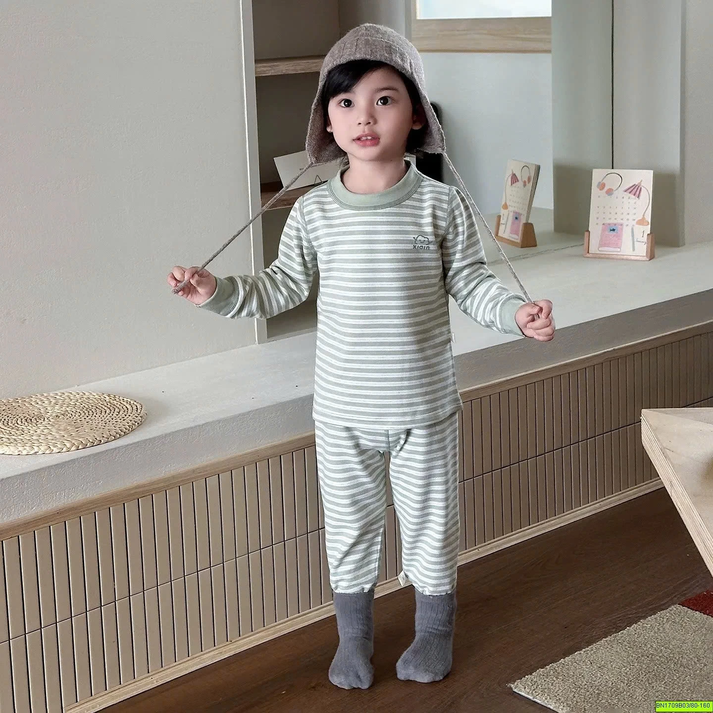 BỘ NỈ DÀI TAY CHO BÉ
