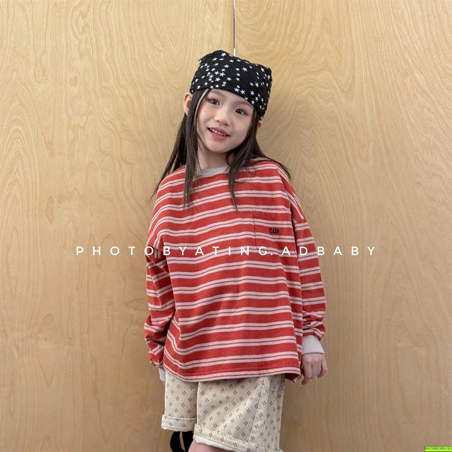 ÁO THUN KẺ NGANG CỔ TRÒN ADBABY
