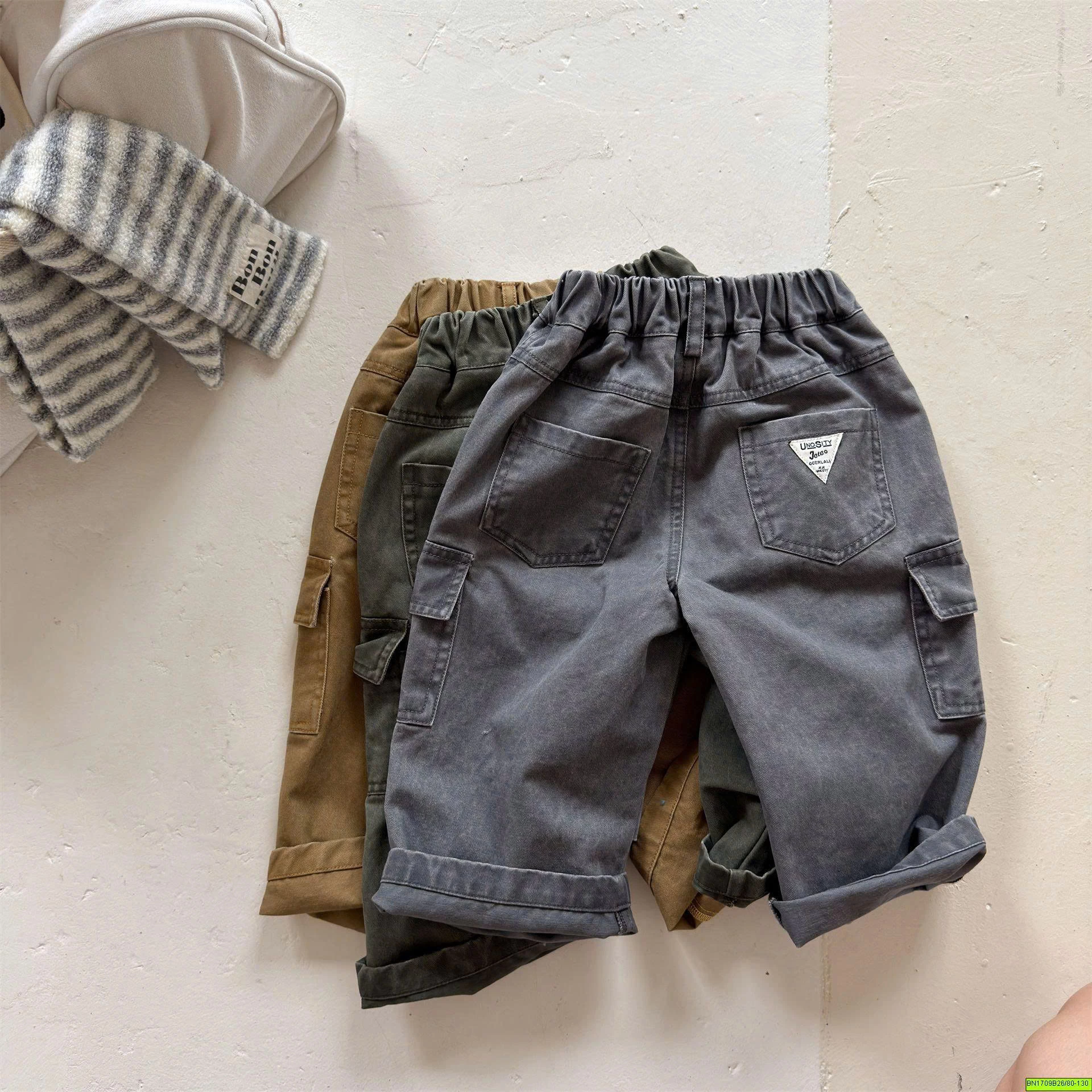QUẦN CARGO DÀI BÉ ADBABY
