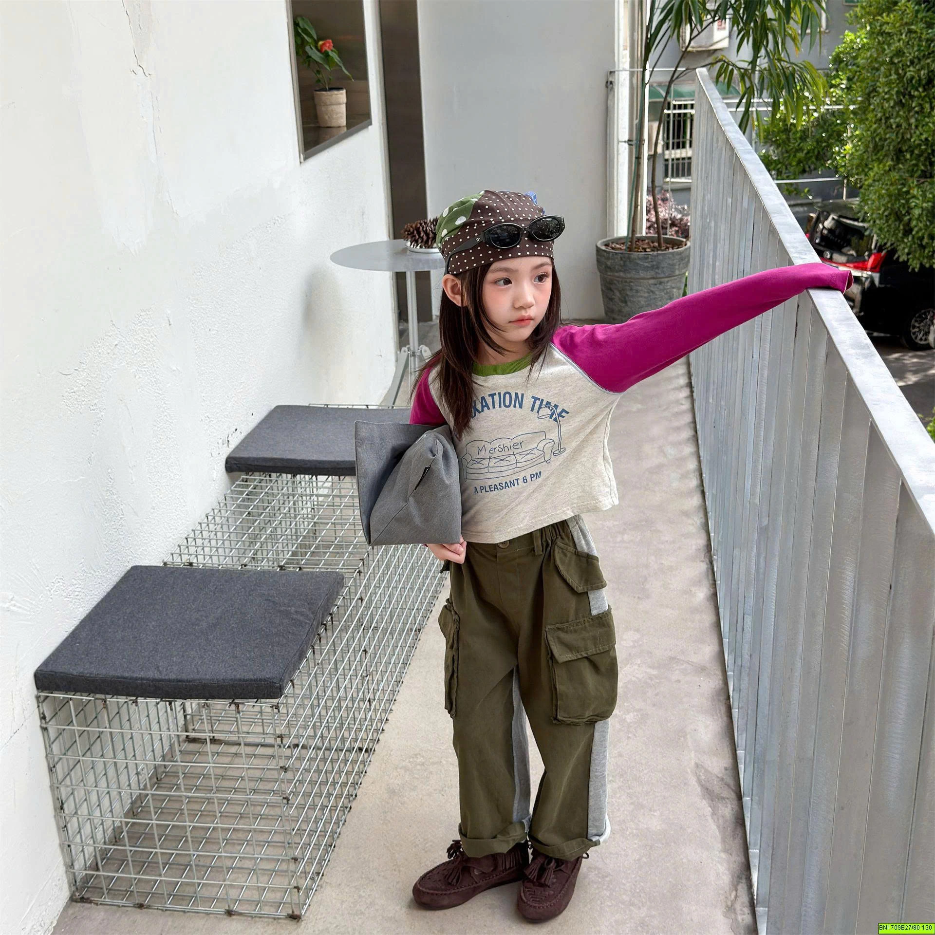 ÁO THUN DÀI TAY PHỐI MÀU BÉ ADBABY