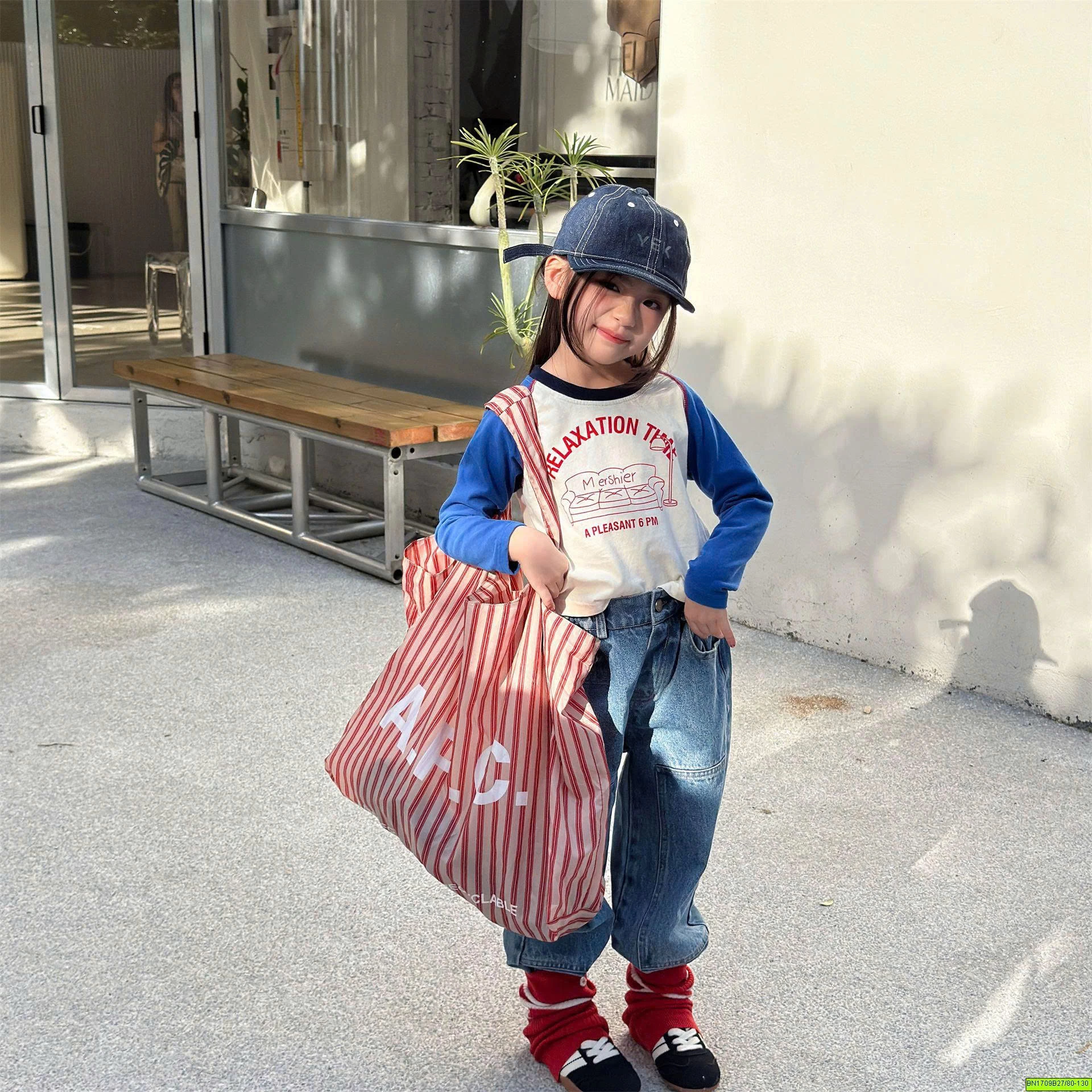 ÁO THUN DÀI TAY PHỐI MÀU BÉ ADBABY