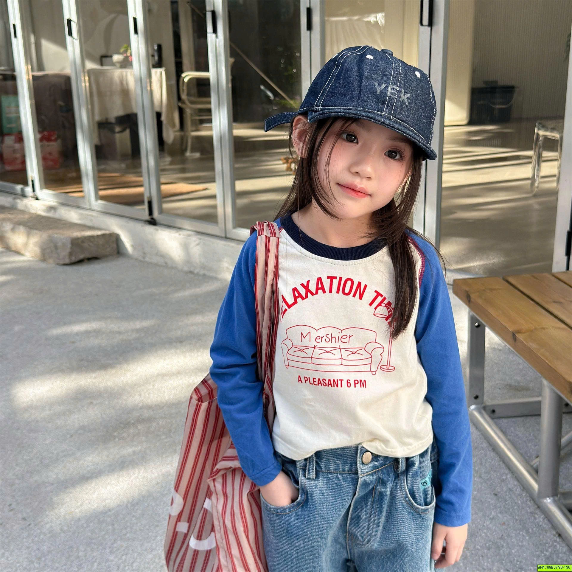 ÁO THUN DÀI TAY PHỐI MÀU BÉ ADBABY