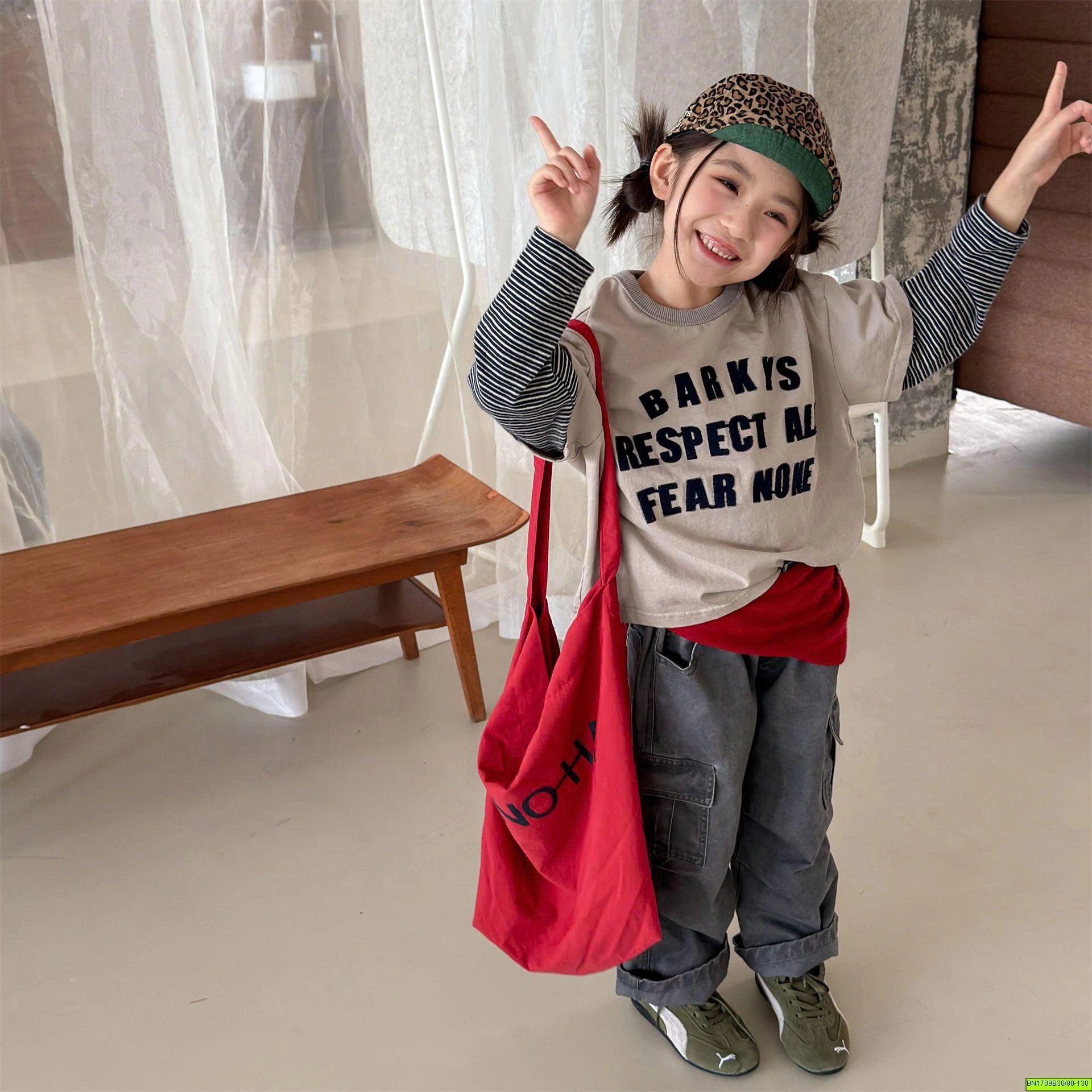 ÁO THUN DÀI TAY PHỐI KẺ ADBABY