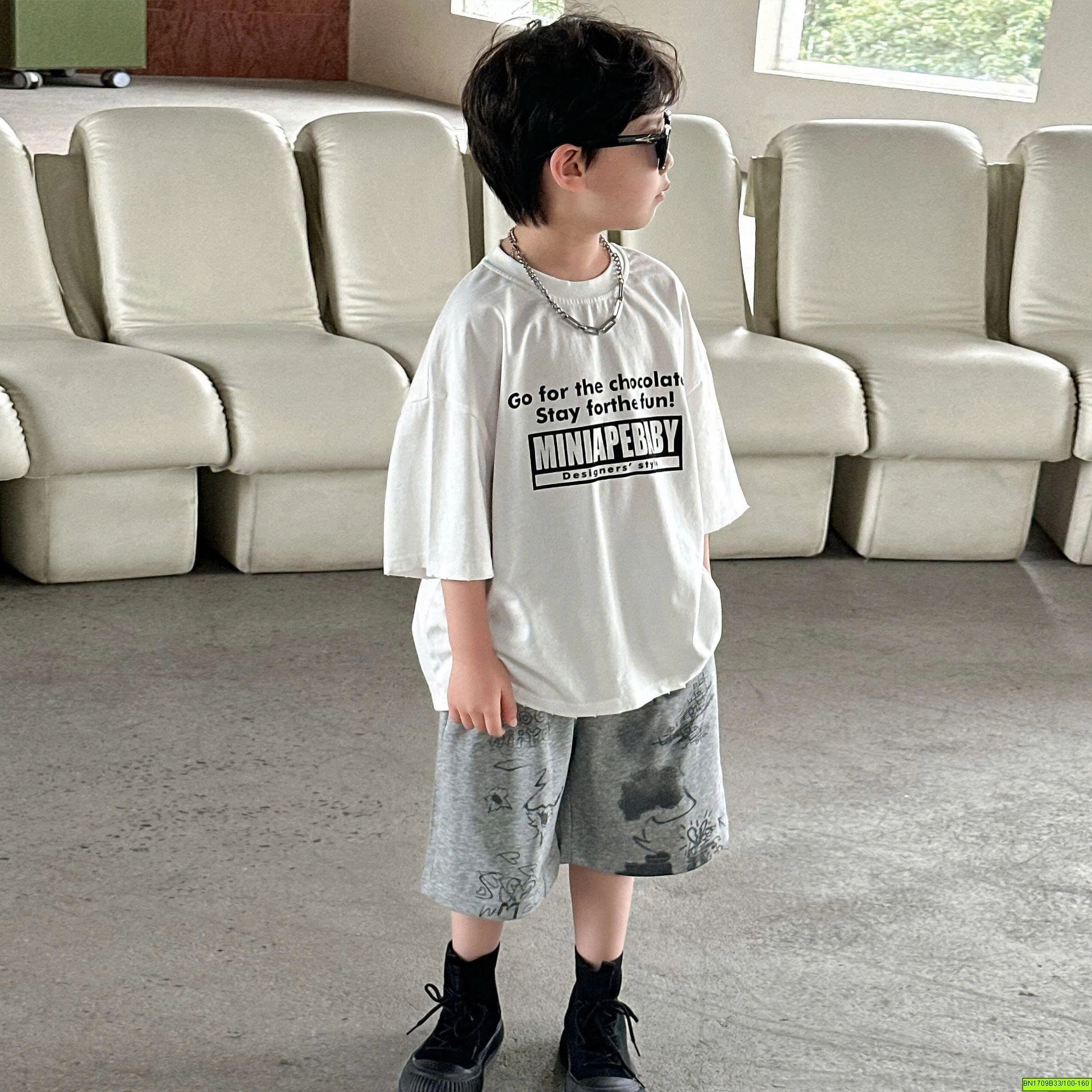 QUẦN SHORT COTTON IN HÌNH