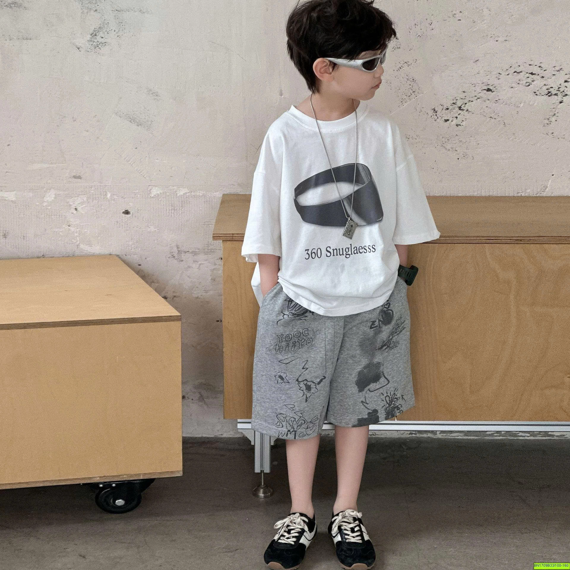 QUẦN SHORT COTTON IN HÌNH