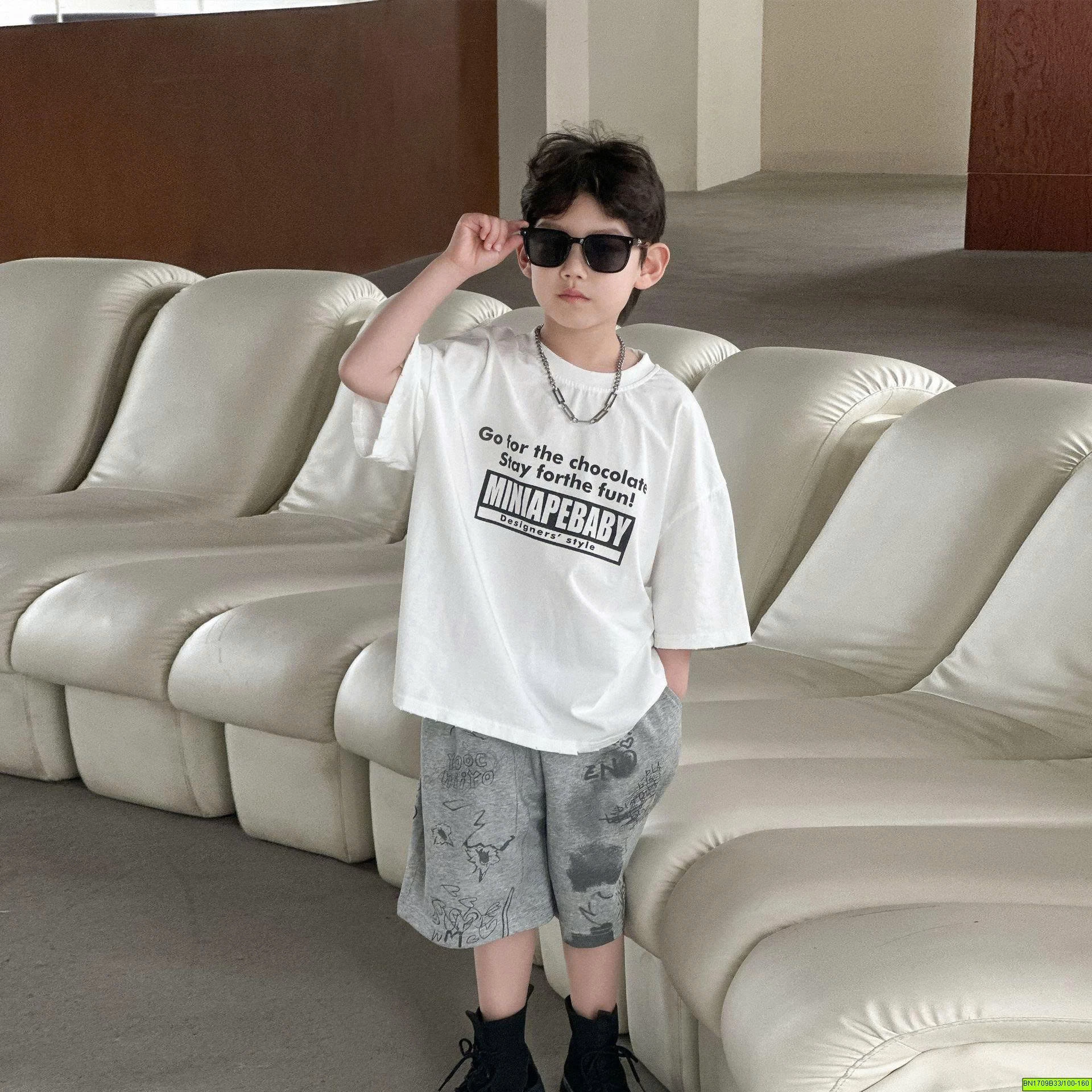 QUẦN SHORT COTTON IN HÌNH
