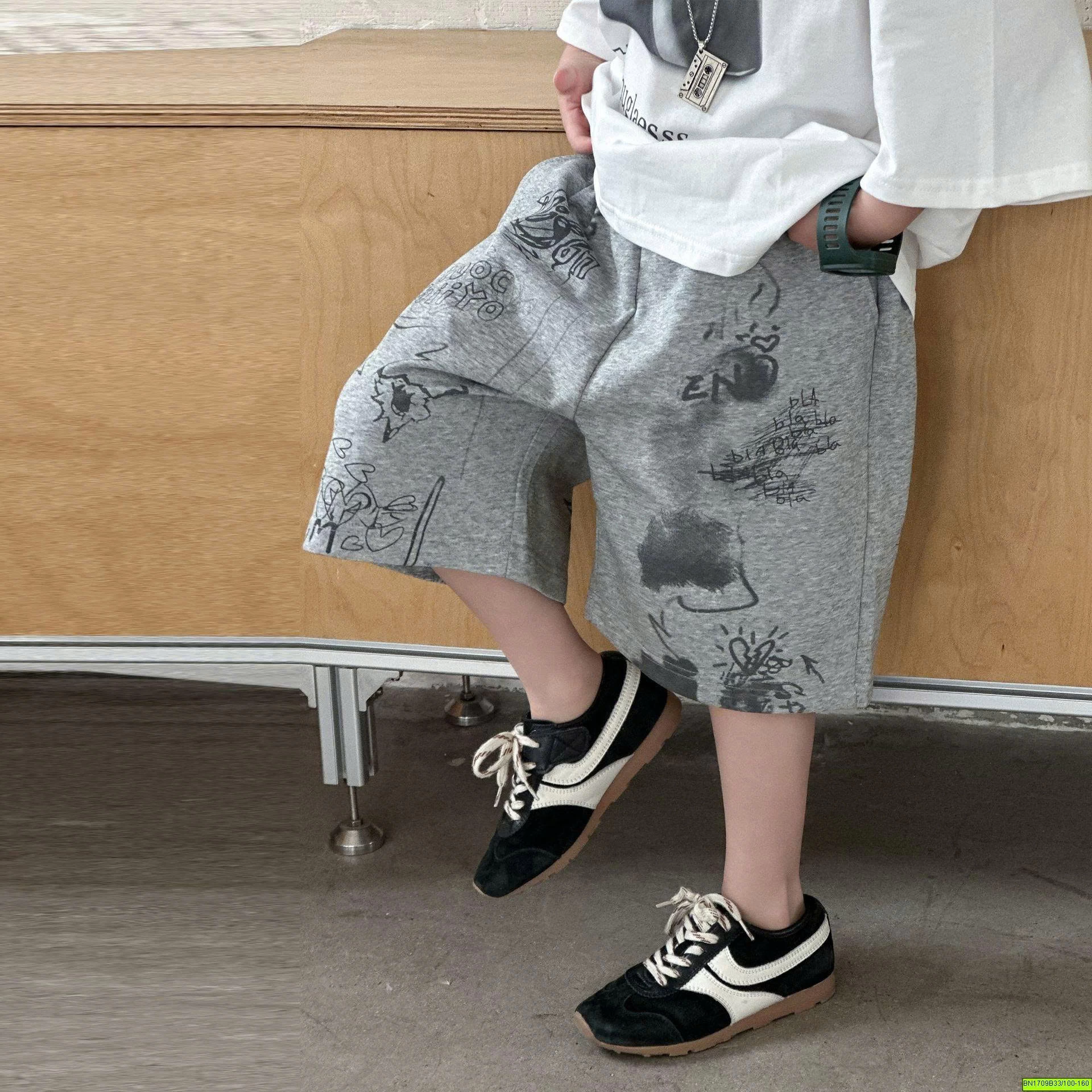 QUẦN SHORT COTTON IN HÌNH